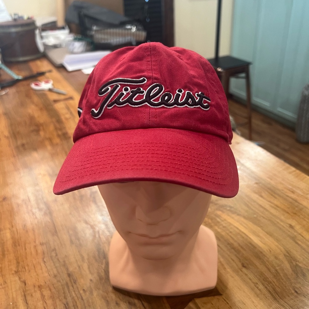 Titleist Maroon Cap with Embroidered Logo